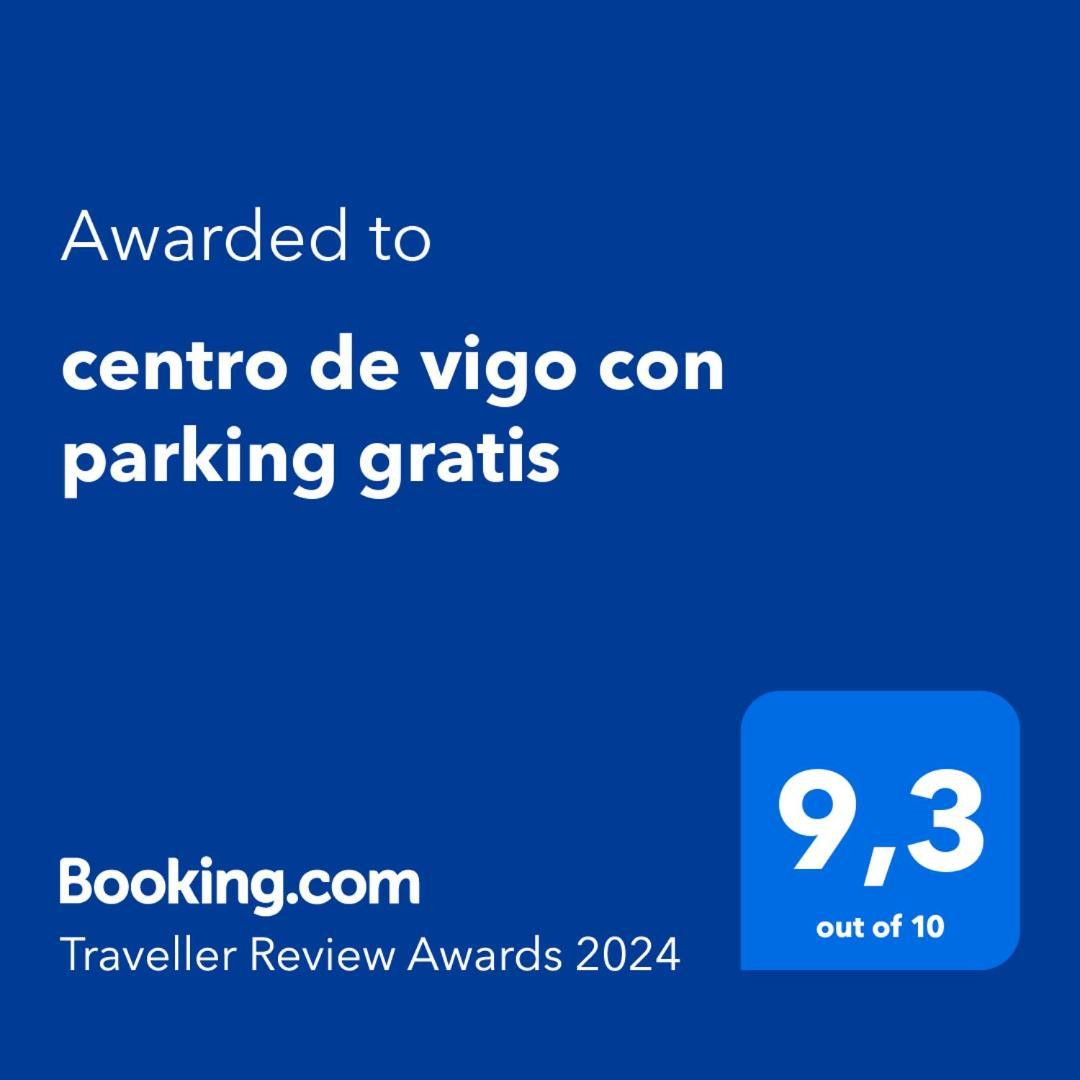 Centro De Vigo Con Parking Gratis Lägenhet Exteriör bild